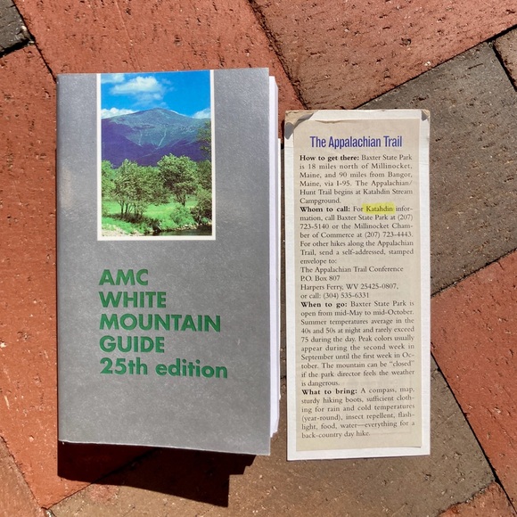1992 AMC White Mountain Guide 25th Edition Hiking Appalachian Trail Mountains - Picture 2 of 9